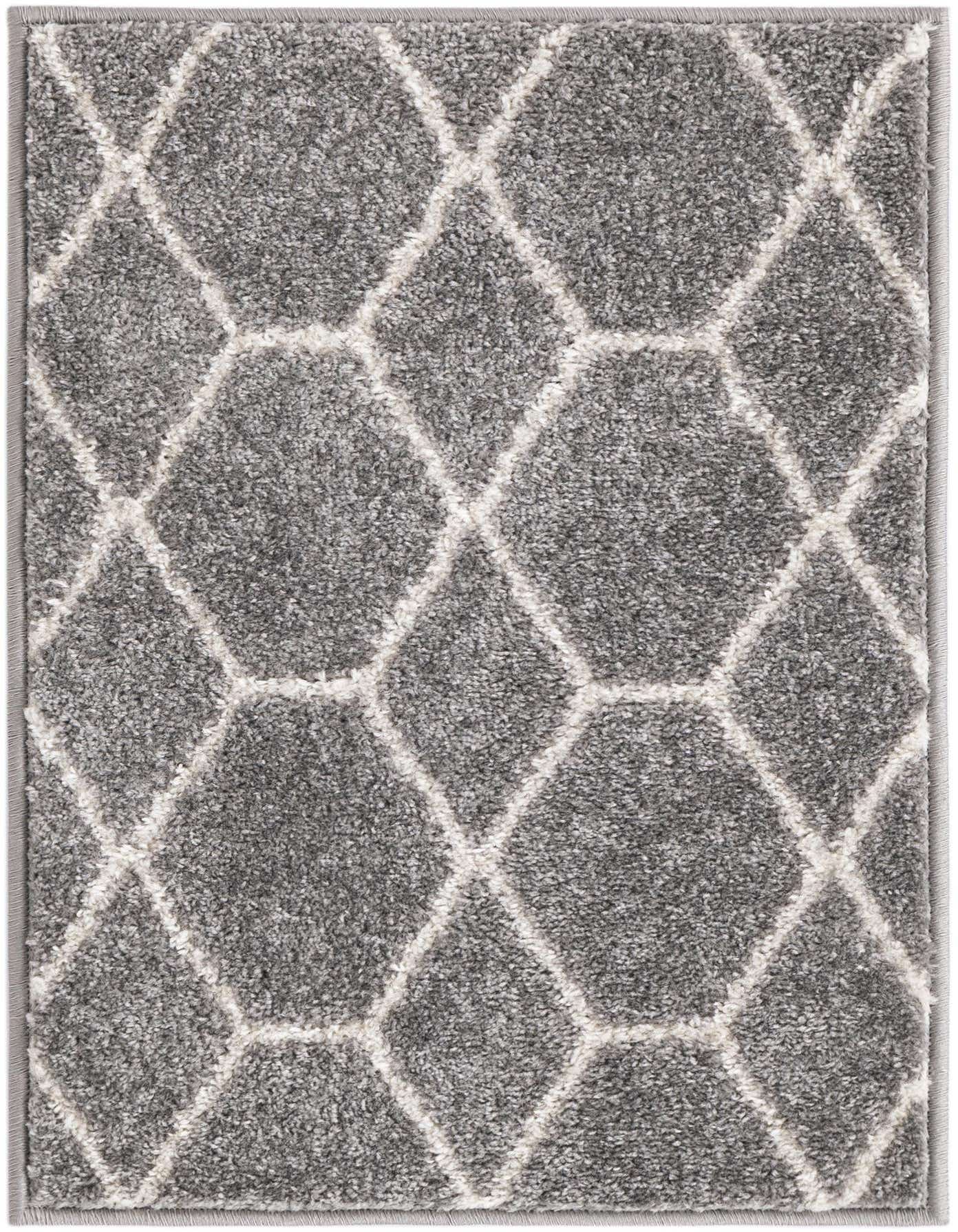 Primary image  1' 6 x 2' 2 Lattice Frieze Rug