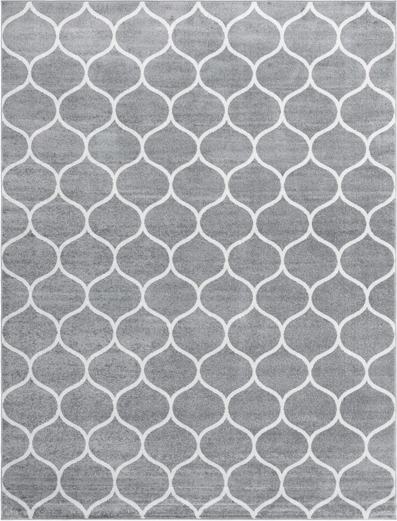  9' x 12' Lattice Frieze Rug