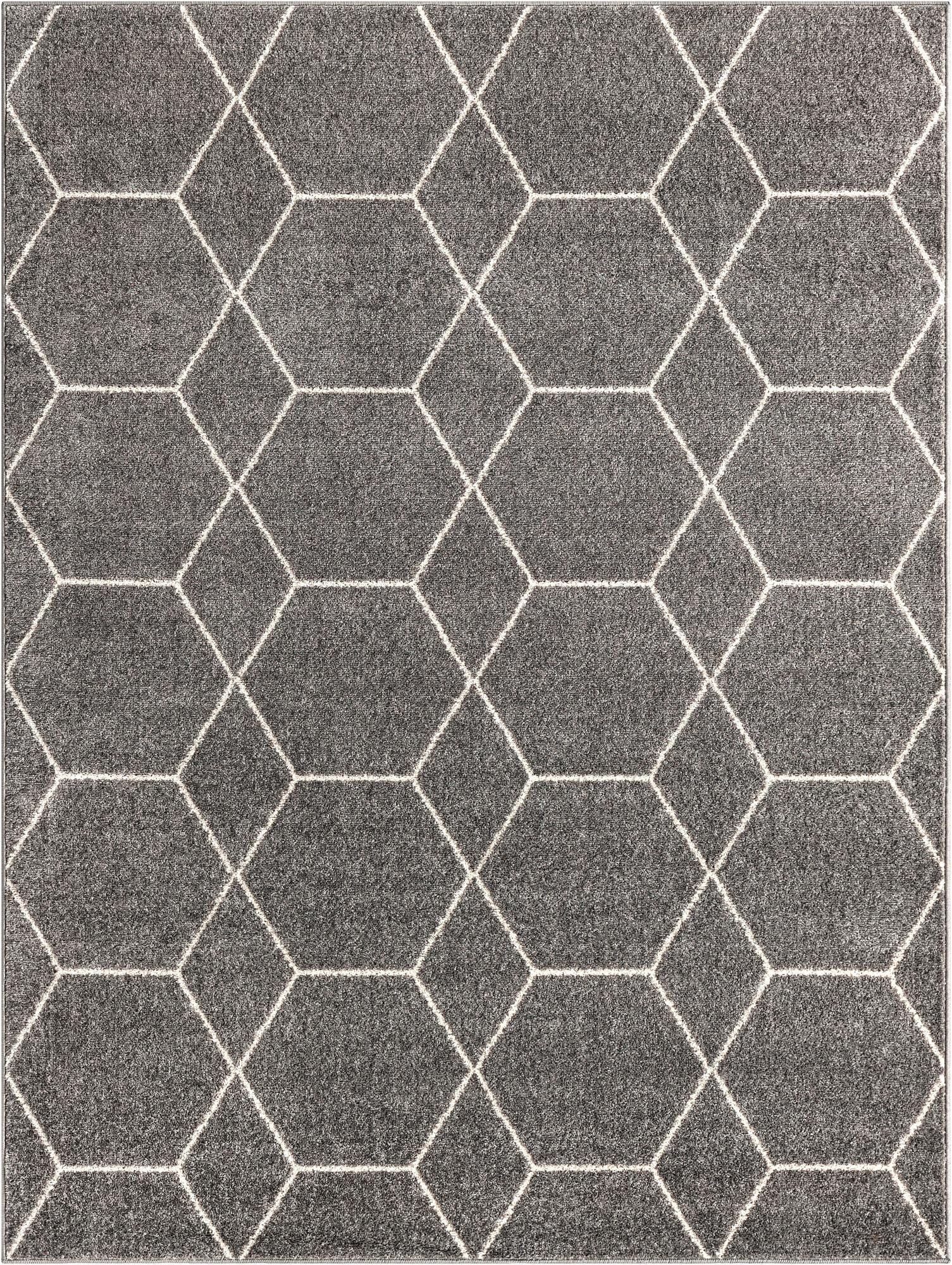  9' x 12' Lattice Frieze Rug