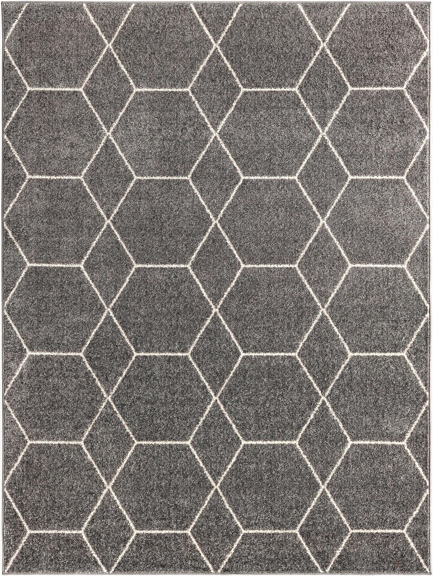  10' x 13' Lattice Frieze Rug