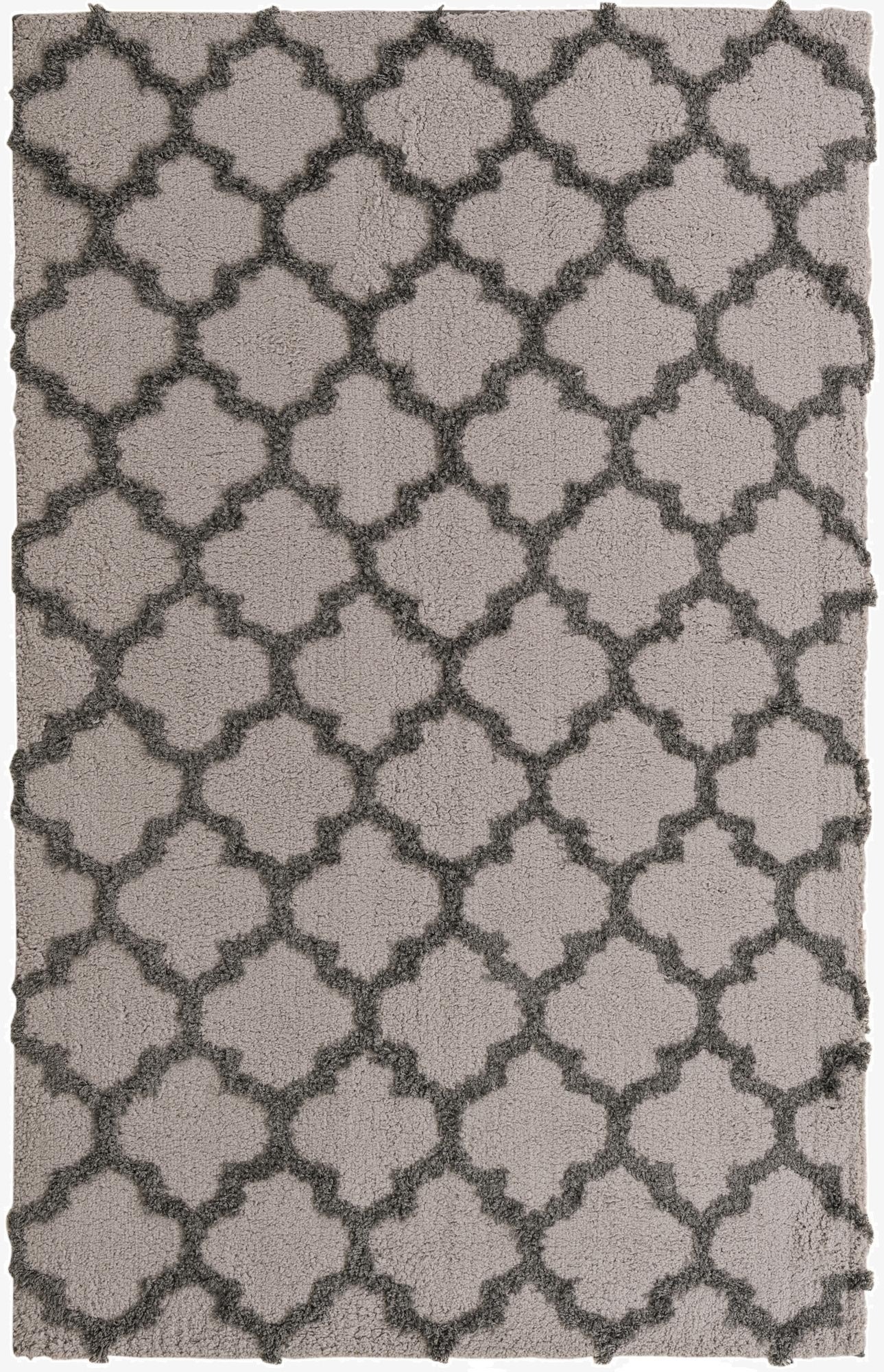  5' x 7' 10 Lattice Shag Rug