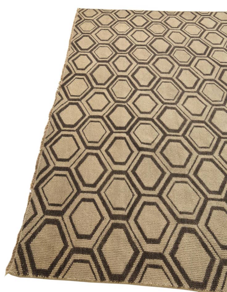 Detail image of  9' 1 x 11' 10  Hand Knotted Luna Wool Rug