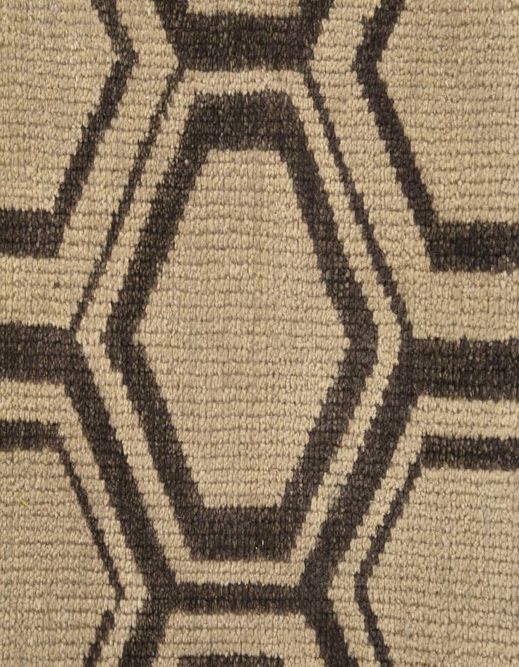 Detail image of  9' 1 x 11' 10  Hand Knotted Luna Wool Rug
