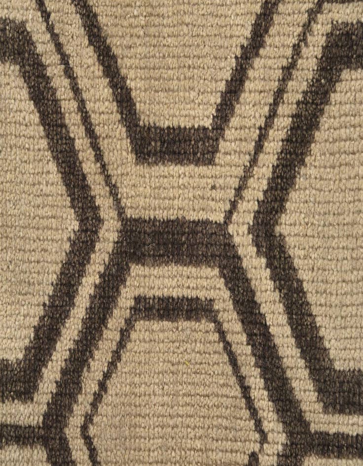 Detail image of  9' 1 x 11' 10  Hand Knotted Luna Wool Rug