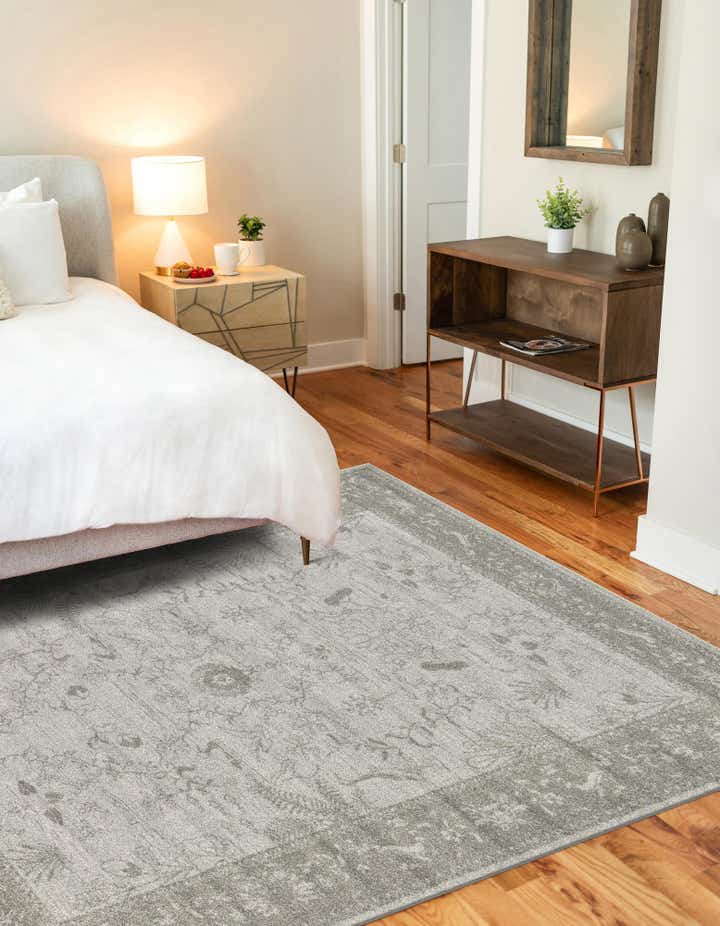 Light Gray 6' x 9' Miranda Rug | Rugs.com