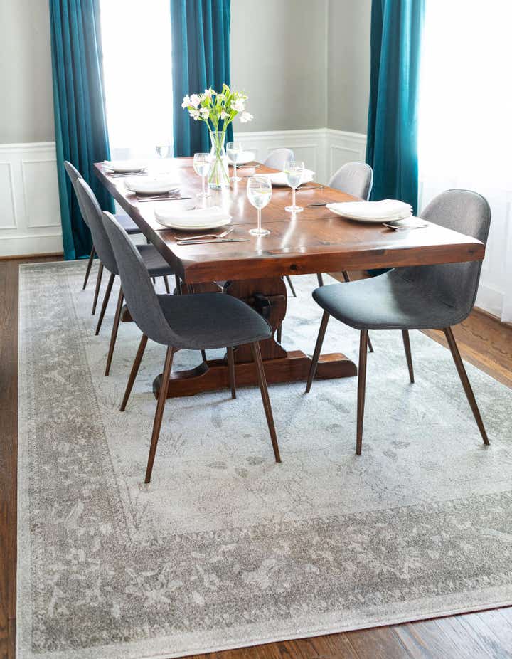 Light Gray 6' x 9' Miranda Rug | Rugs.com