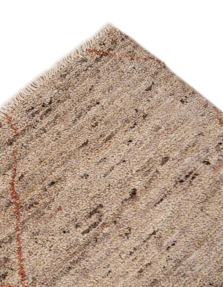 Detail image of  5' 4 x 7' 6  Hand Knotted Moroccan Wool Rug