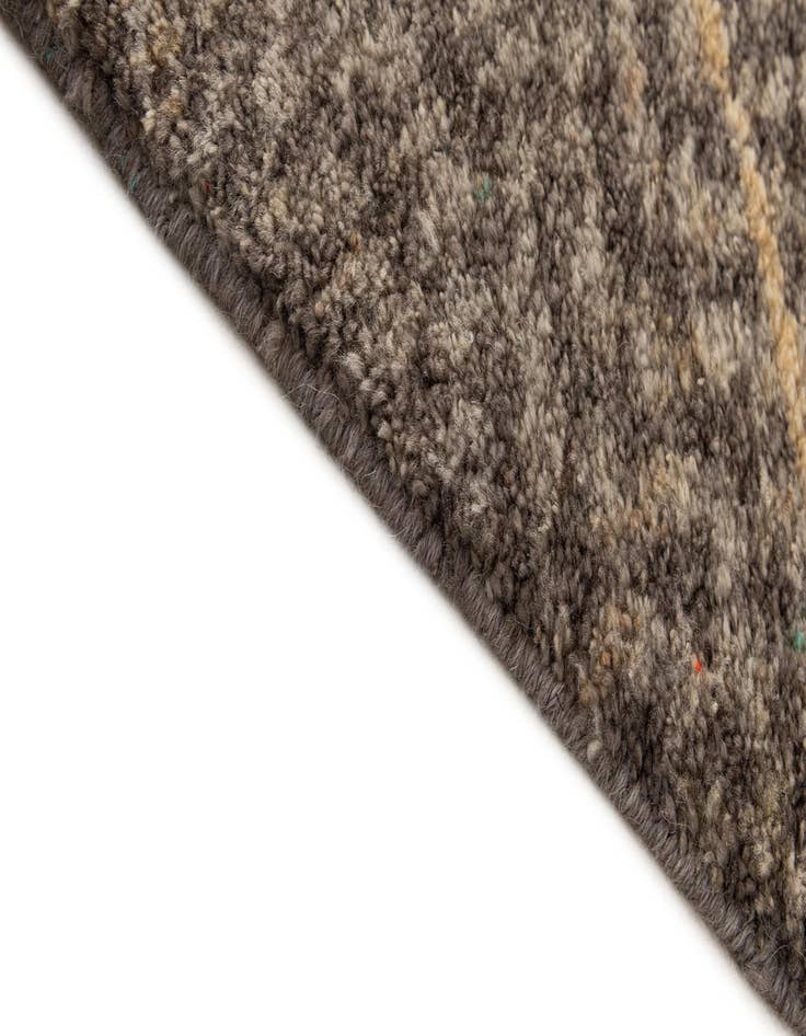 Detail image of  5' 8 x 8' 2  Hand Knotted Moroccan Wool Rug