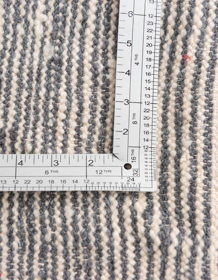 Detail image of  6' 4 x 10'  Hand Knotted Moroccan Wool Rug