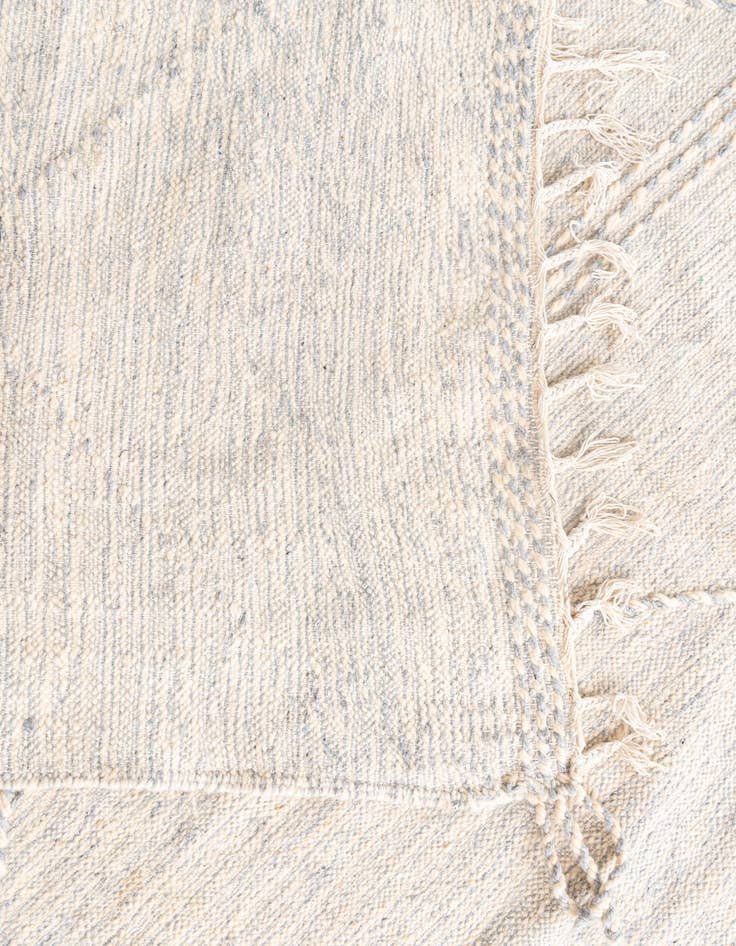 Detail image of  6' 5 x 9' 9  Hand Knotted Moroccan Wool Rug