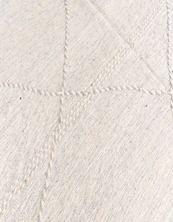 Detail image of  6' 8 x 9' 10  Hand Knotted Moroccan Wool Rug