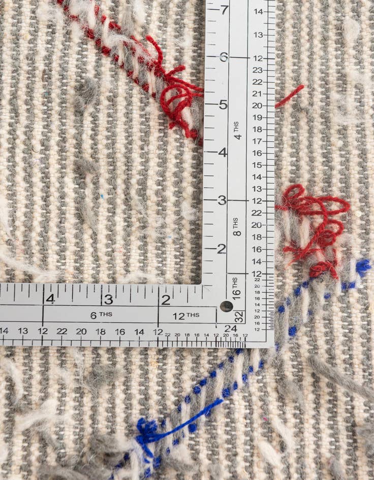 Detail image of  5' x 8'  Hand Knotted Moroccan Wool Rug