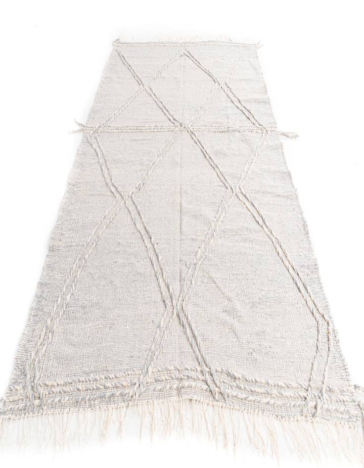 Detail image of  6' 4 x 9' 8  Hand Knotted Moroccan Wool Rug