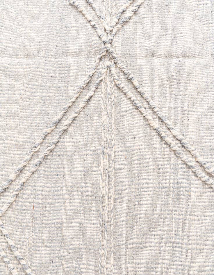 Detail image of  6' 4 x 9' 8  Hand Knotted Moroccan Wool Rug