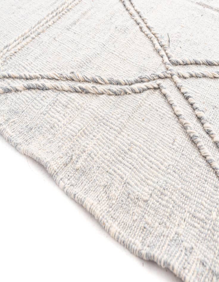 Detail image of  6' 4 x 9' 8  Hand Knotted Moroccan Wool Rug