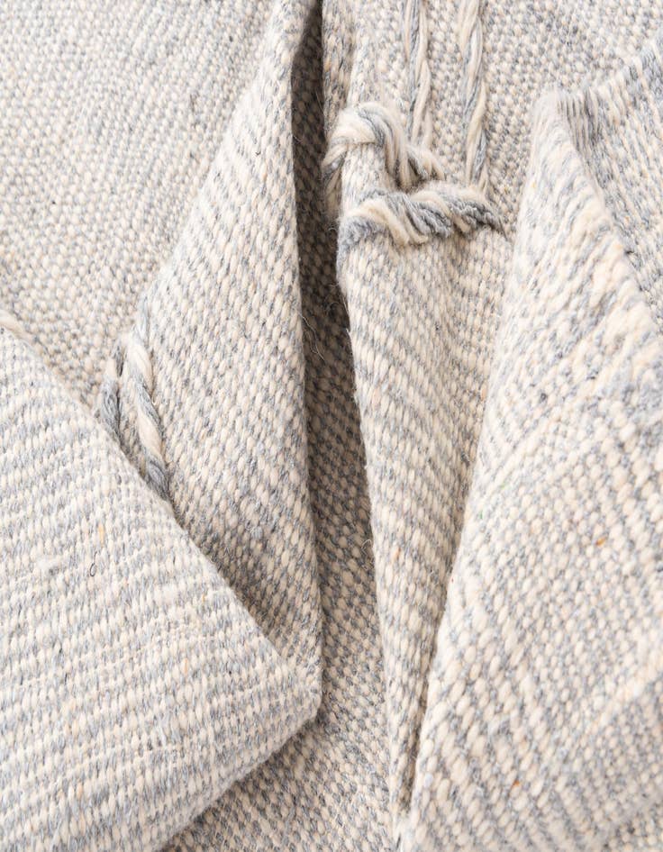 Detail image of  6' 4 x 9' 8  Hand Knotted Moroccan Wool Rug