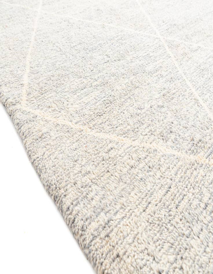 Detail image of  6' 9 x 9' 5  Hand Knotted Moroccan Wool Rug