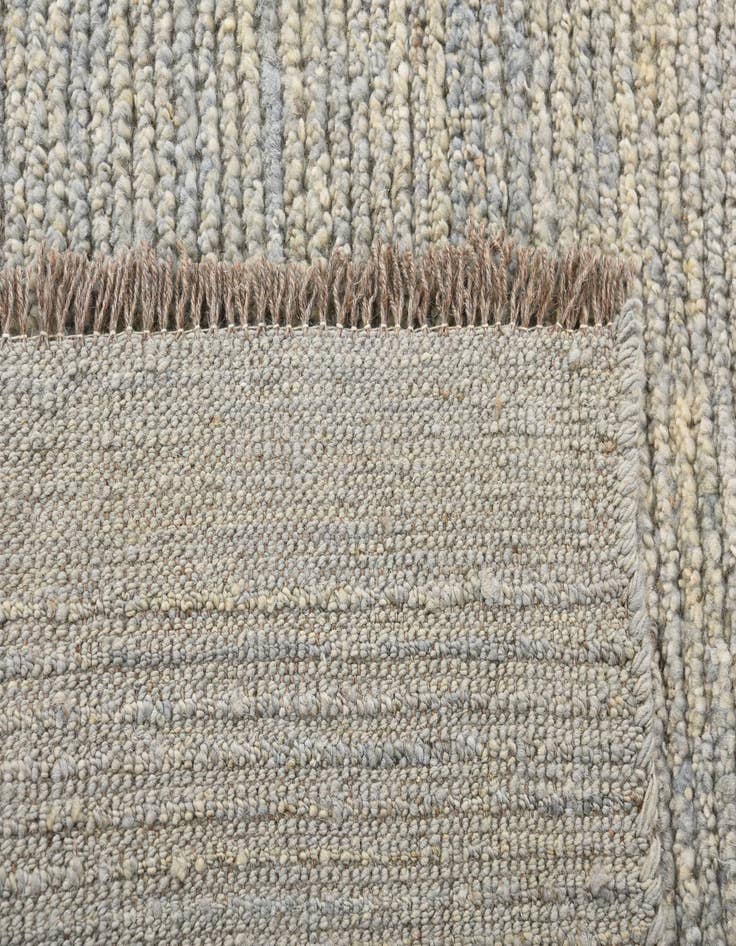 Detail image of  5' 9 x 8' 9  Hand Knotted Moroccan Wool Rug