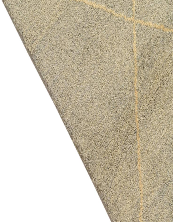 Detail image of  4' 8 x 6' 5  Hand Knotted Moroccan Wool Rug