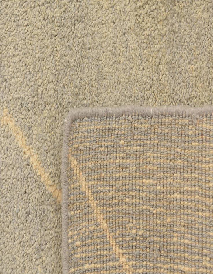 Detail image of  4' 8 x 6' 5  Hand Knotted Moroccan Wool Rug