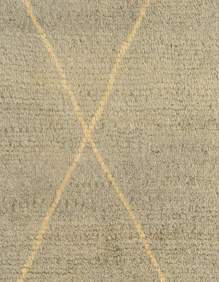 Detail image of  4' 8 x 6' 6  Hand Knotted Moroccan Wool Rug