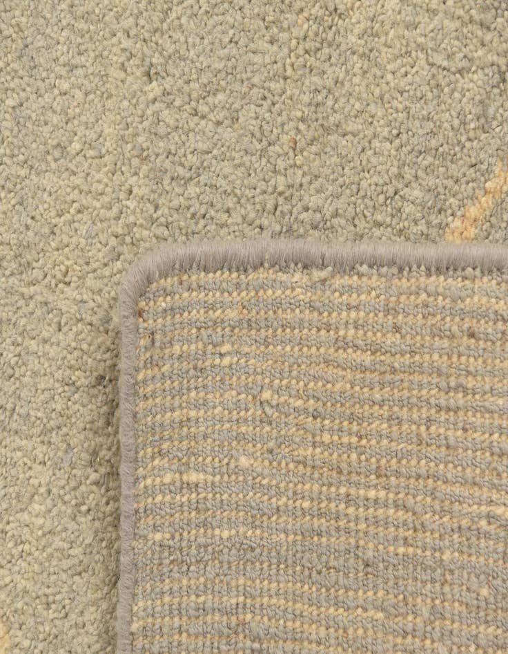 Detail image of  4' 8 x 6' 6  Hand Knotted Moroccan Wool Rug