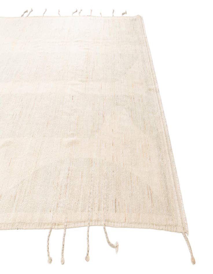 Detail image of  8' x 10'  Hand Knotted Moroccan Wool Rug