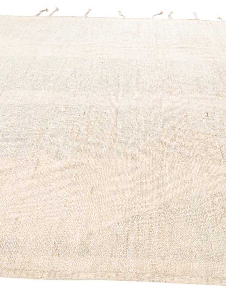 Detail image of  8' x 10'  Hand Knotted Moroccan Wool Rug