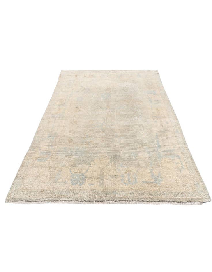 Detail image of  5' 6 x 8' 1  Hand Knotted Moroccan Wool Rug