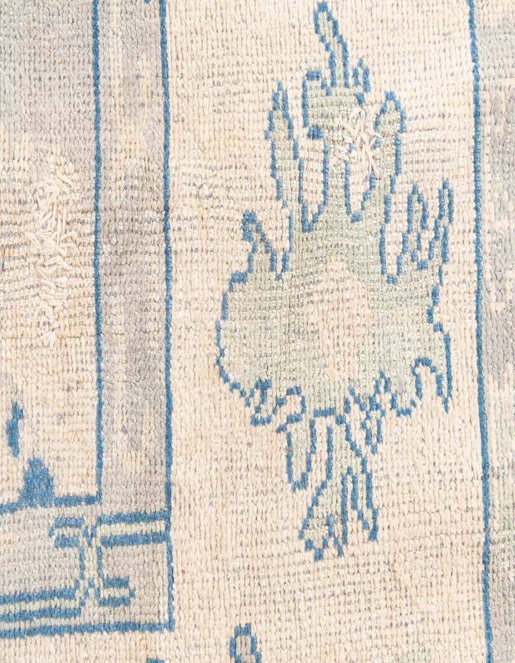 Detail image of  8' 6 x 10' 2  Hand Knotted Moroccan Wool Rug