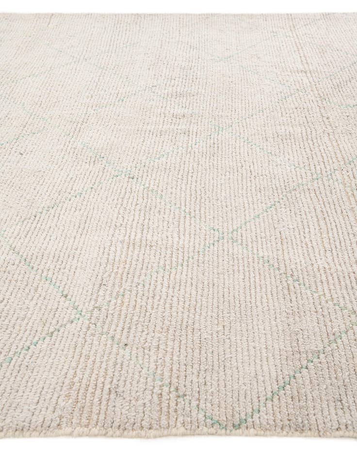 Detail image of  6' 6 x 8' 7  Hand Knotted Moroccan Wool Rug