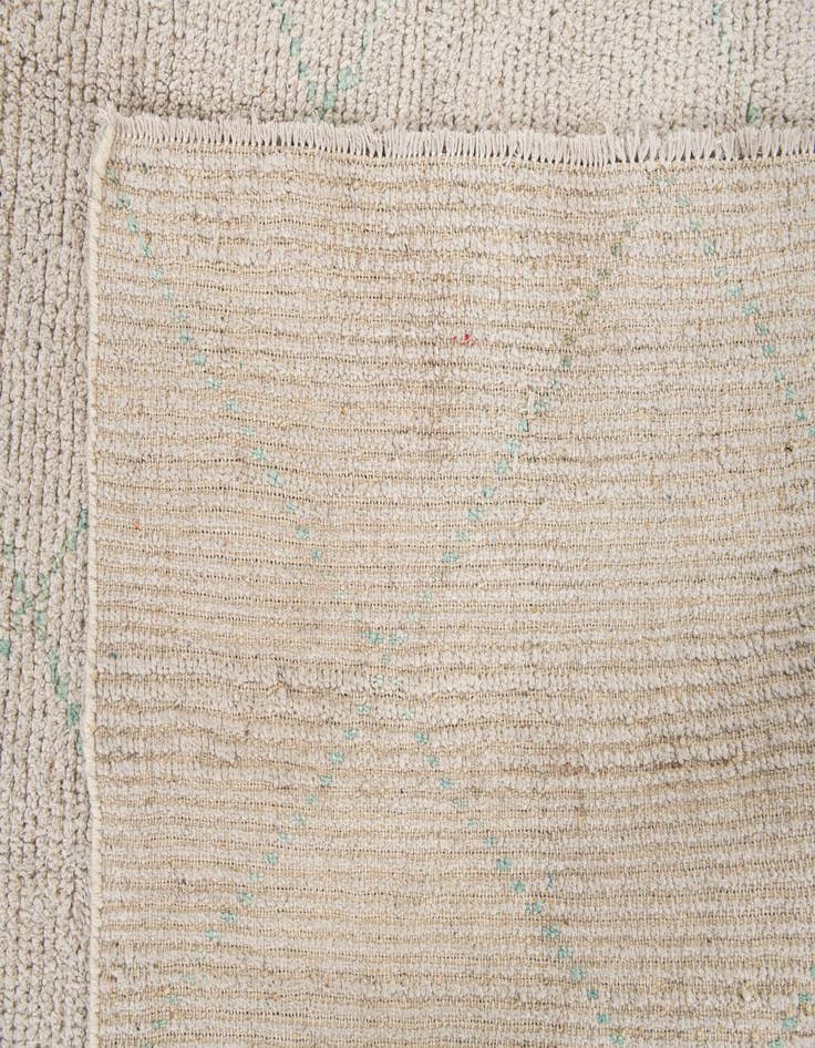 Detail image of  6' 6 x 8' 7  Hand Knotted Moroccan Wool Rug