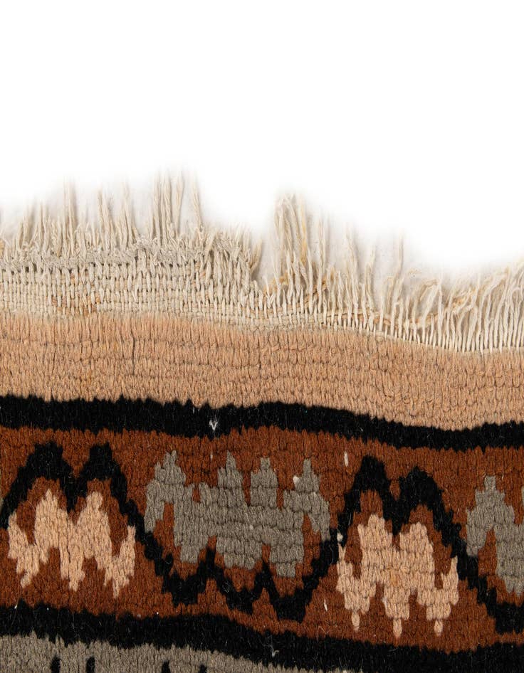 Detail image of  6' 6 x 9' 7  Hand Knotted Moroccan Wool Rug