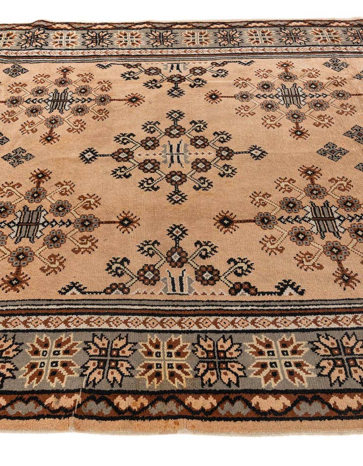 Detail image of  6' 6 x 9' 7  Hand Knotted Moroccan Wool Rug