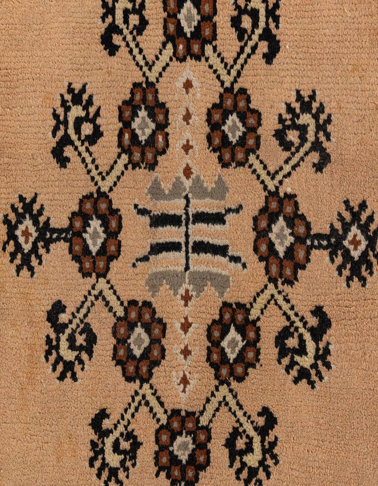 Detail image of  6' 6 x 9' 7  Hand Knotted Moroccan Wool Rug