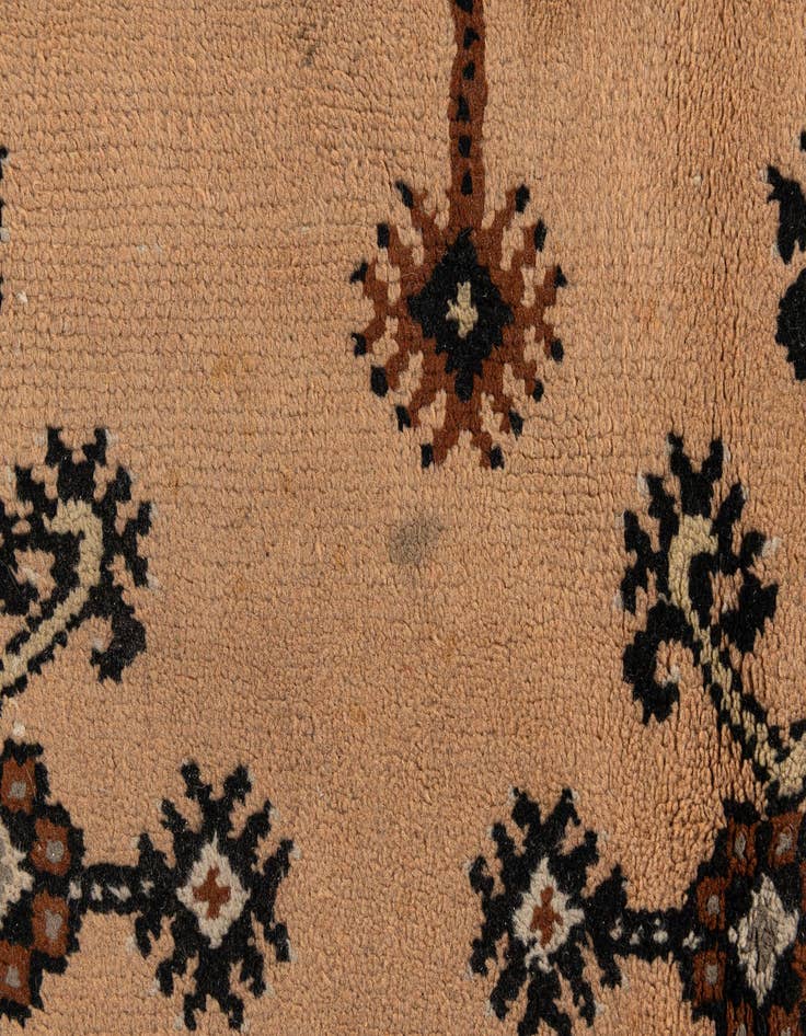 Detail image of  6' 6 x 9' 7  Hand Knotted Moroccan Wool Rug