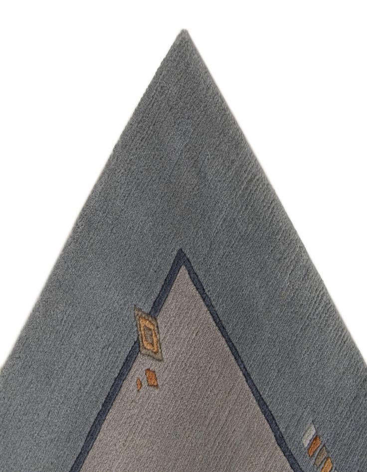 Detail image of  4' 9 x 6' 7  Hand Knotted Nepal Wool Rug