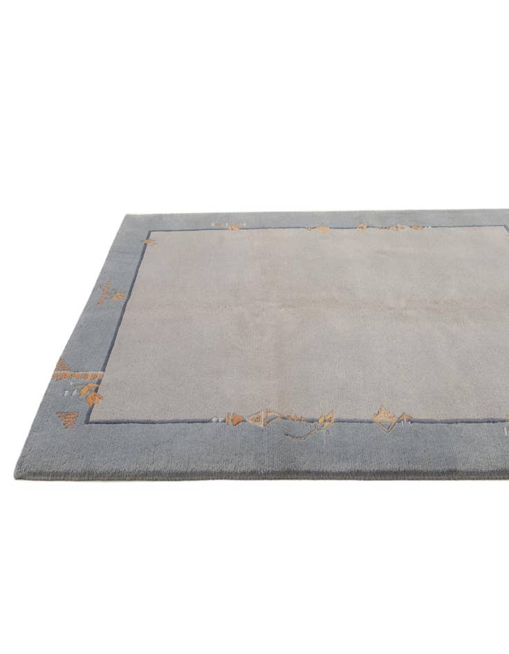 Detail image of  4' 9 x 6' 7  Hand Knotted Nepal Wool Rug