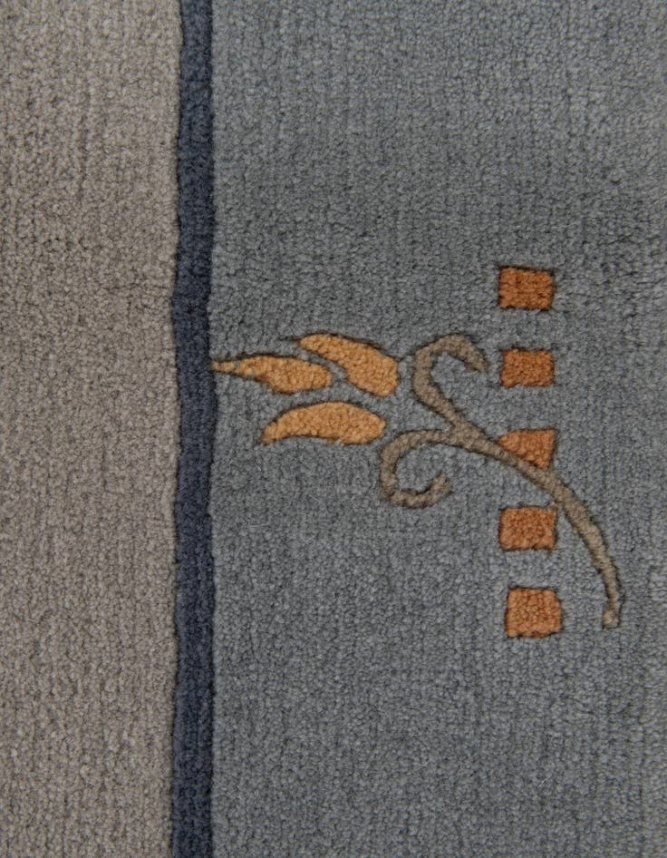 Detail image of  4' 9 x 6' 7  Hand Knotted Nepal Wool Rug