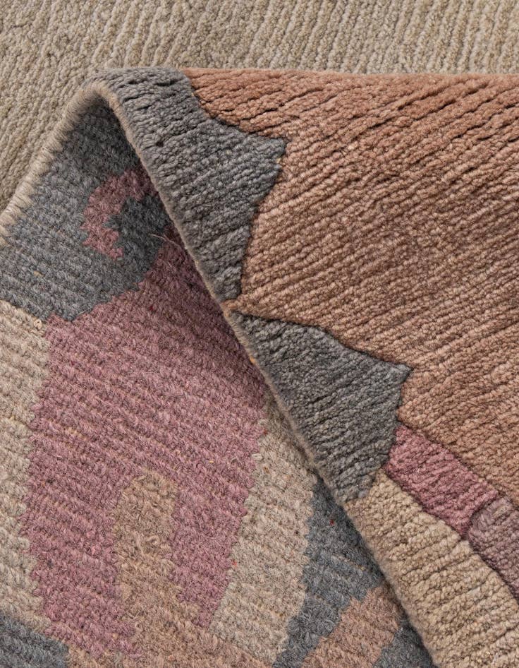 Detail image of  8' 4 x 11' 5  Hand Knotted Nepal Wool Rug