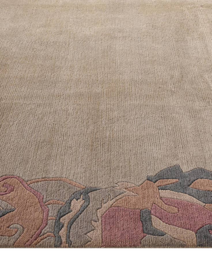 Detail image of  8' 4 x 11' 5  Hand Knotted Nepal Wool Rug