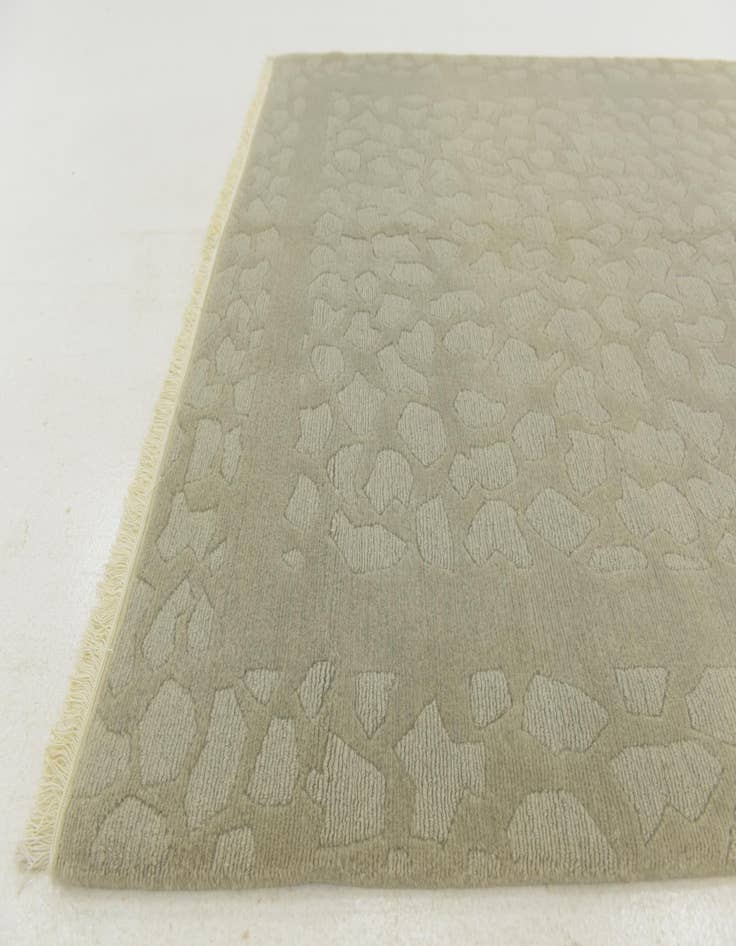 Detail image of  5' 8 x 7' 9  Hand Knotted Nepal Wool Rug