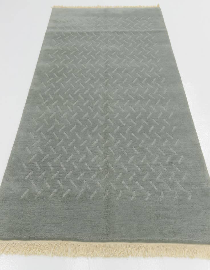 Detail image of  5' 7 x 7' 8  Hand Knotted Nepal Wool Rug