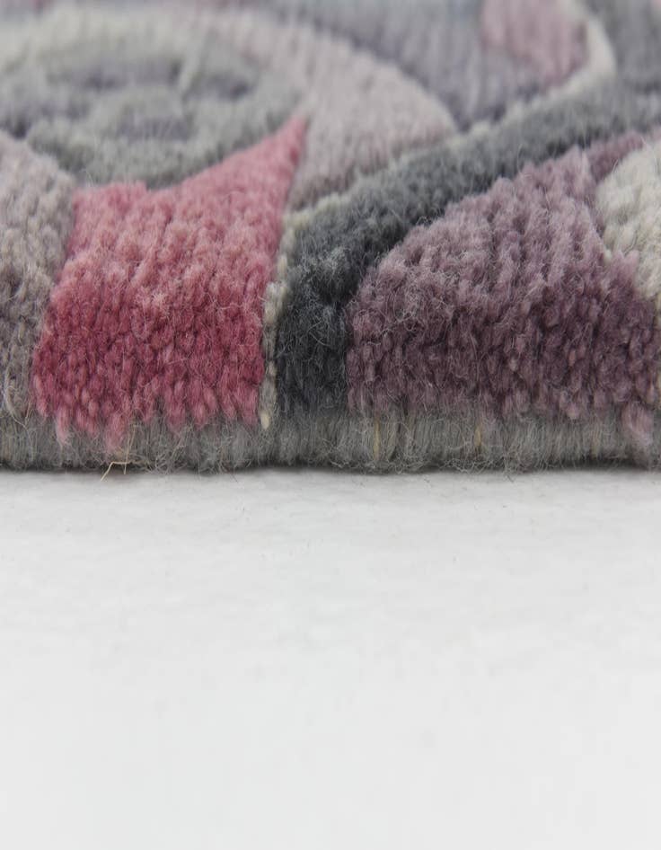 Detail image of  6' 8 x 8' 4  Hand Knotted Nepal Wool Rug