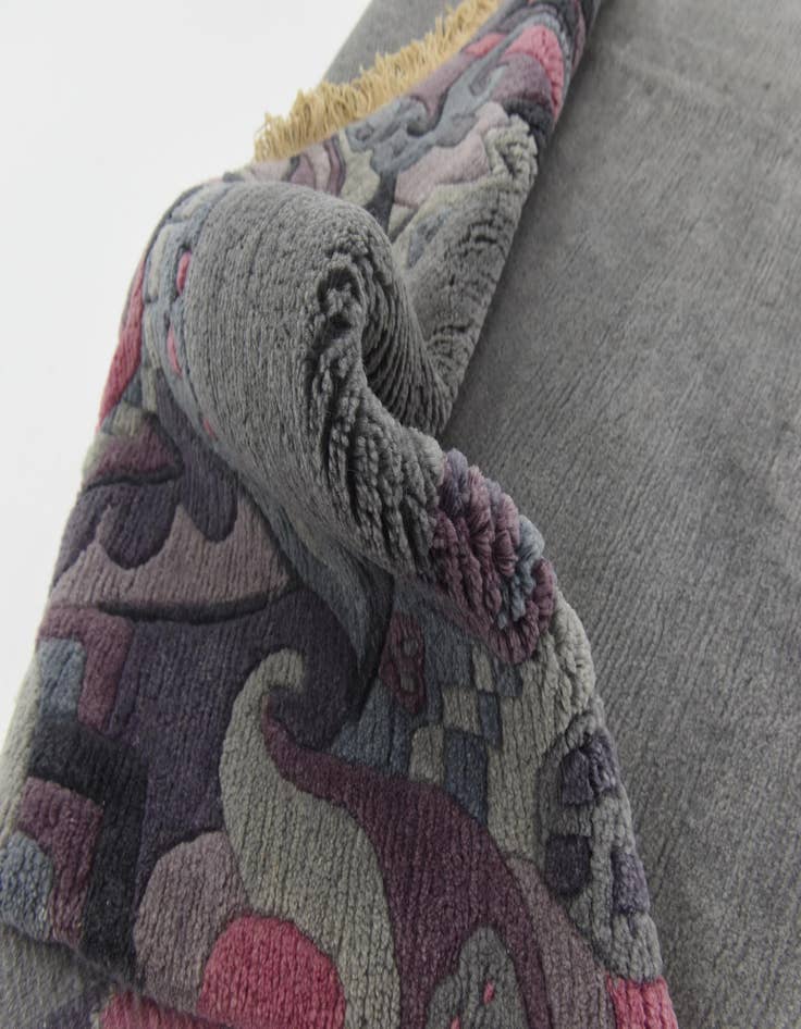 Detail image of  6' 8 x 8' 4  Hand Knotted Nepal Wool Rug