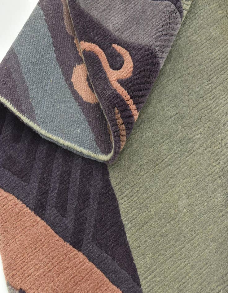 Detail image of  8' 3 x 11' 6  Hand Knotted Nepal Wool Rug