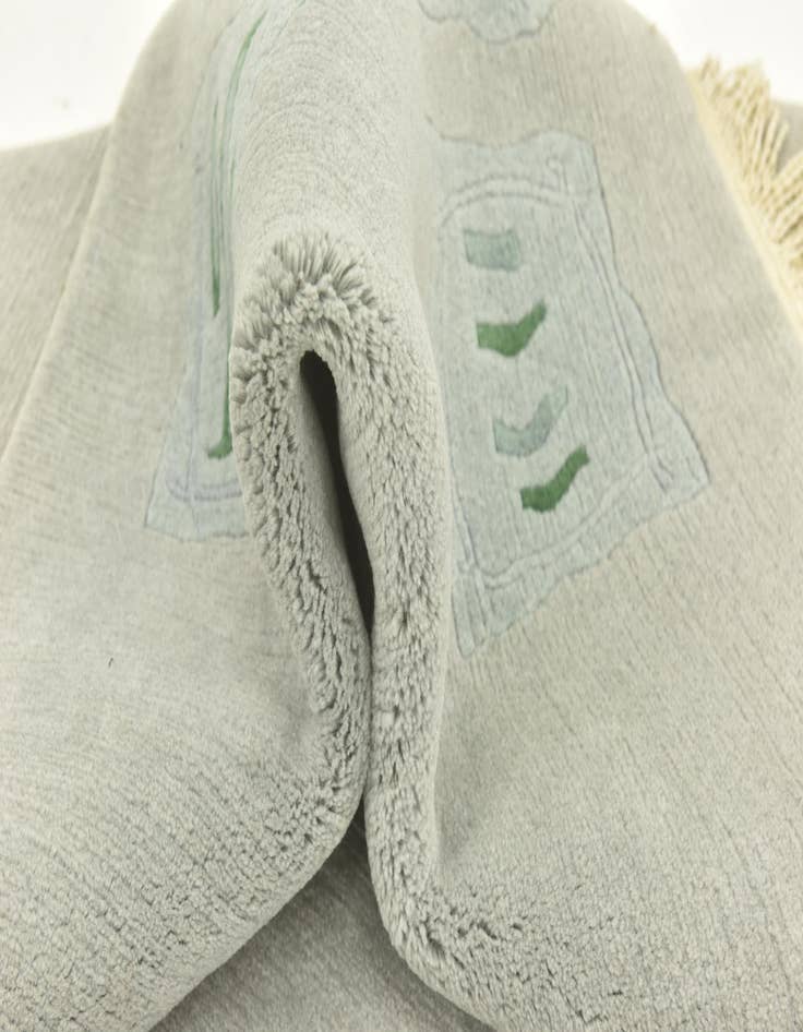 Detail image of  5' 8 x 7' 7  Hand Knotted Nepal Wool Rug