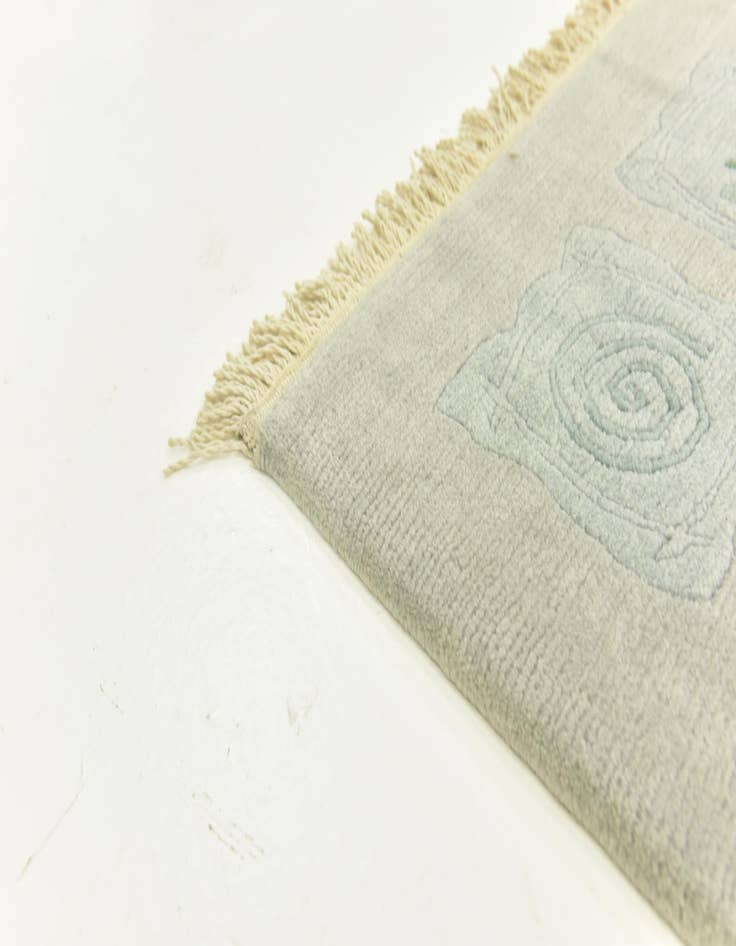 Detail image of  5' 8 x 7' 7  Hand Knotted Nepal Wool Rug