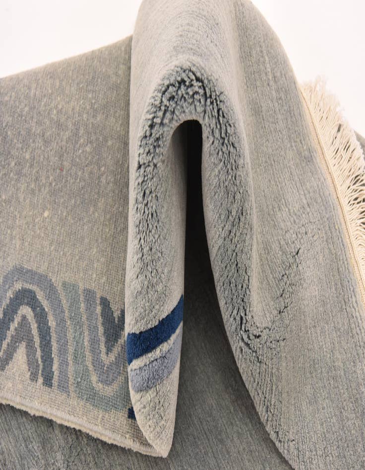 Detail image of  4' 8 x 6' 7  Hand Knotted Nepal Wool Rug