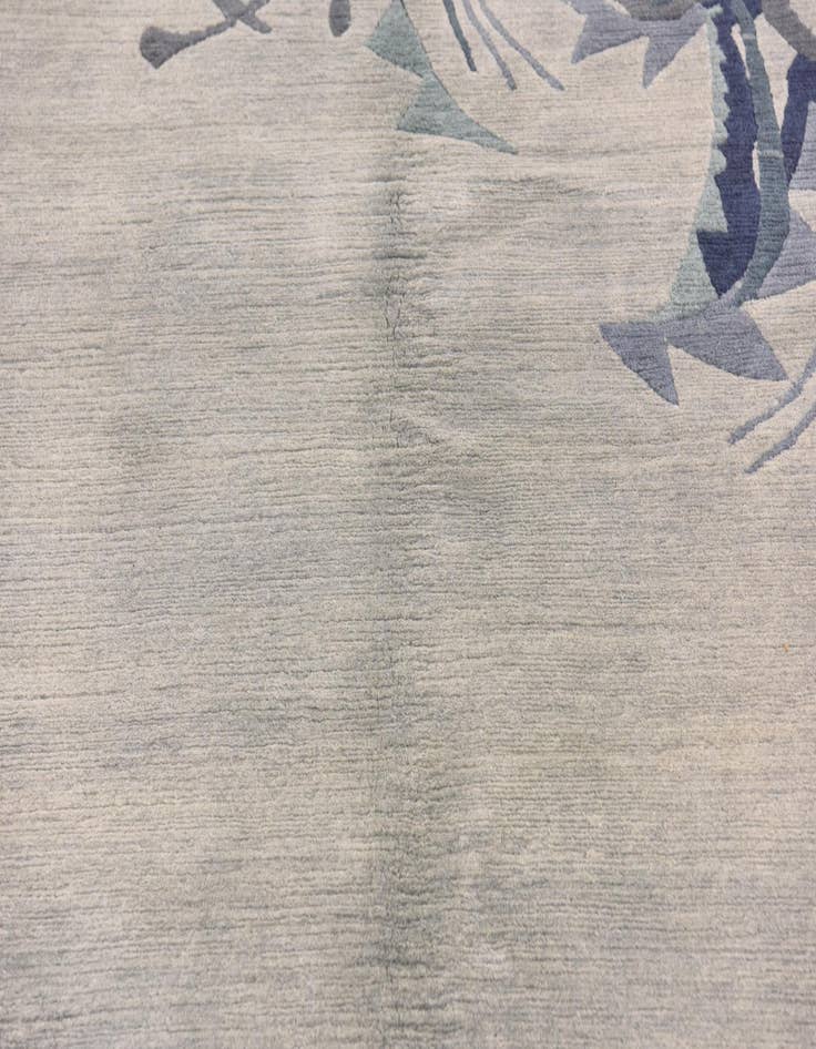 Detail image of  4' 8 x 6' 7  Hand Knotted Nepal Wool Rug